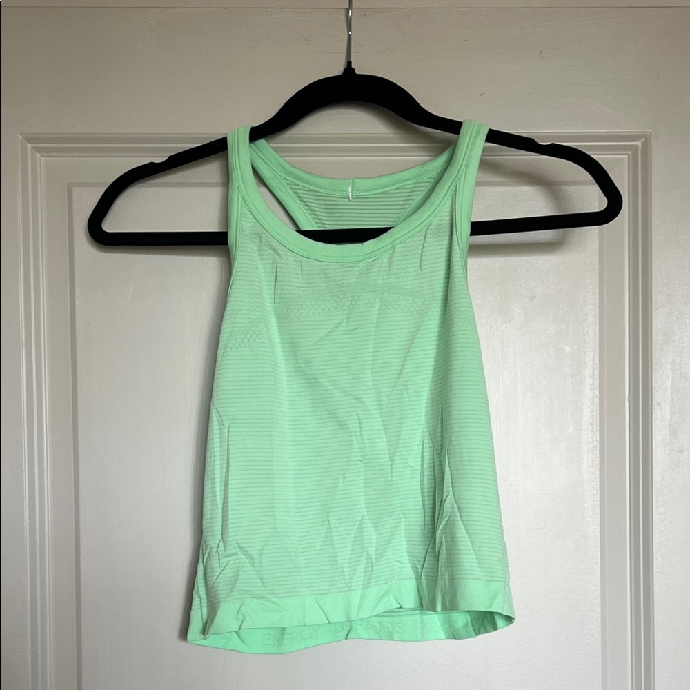 lululemon athletica Mint Green Tank Top